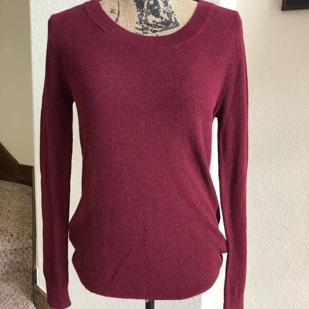 Maroon Long Sleeve Sweater